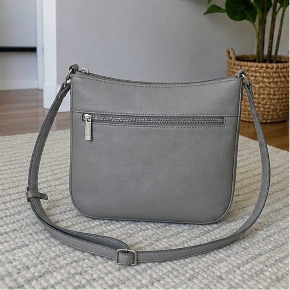 Camel Zip Crossbody Bag